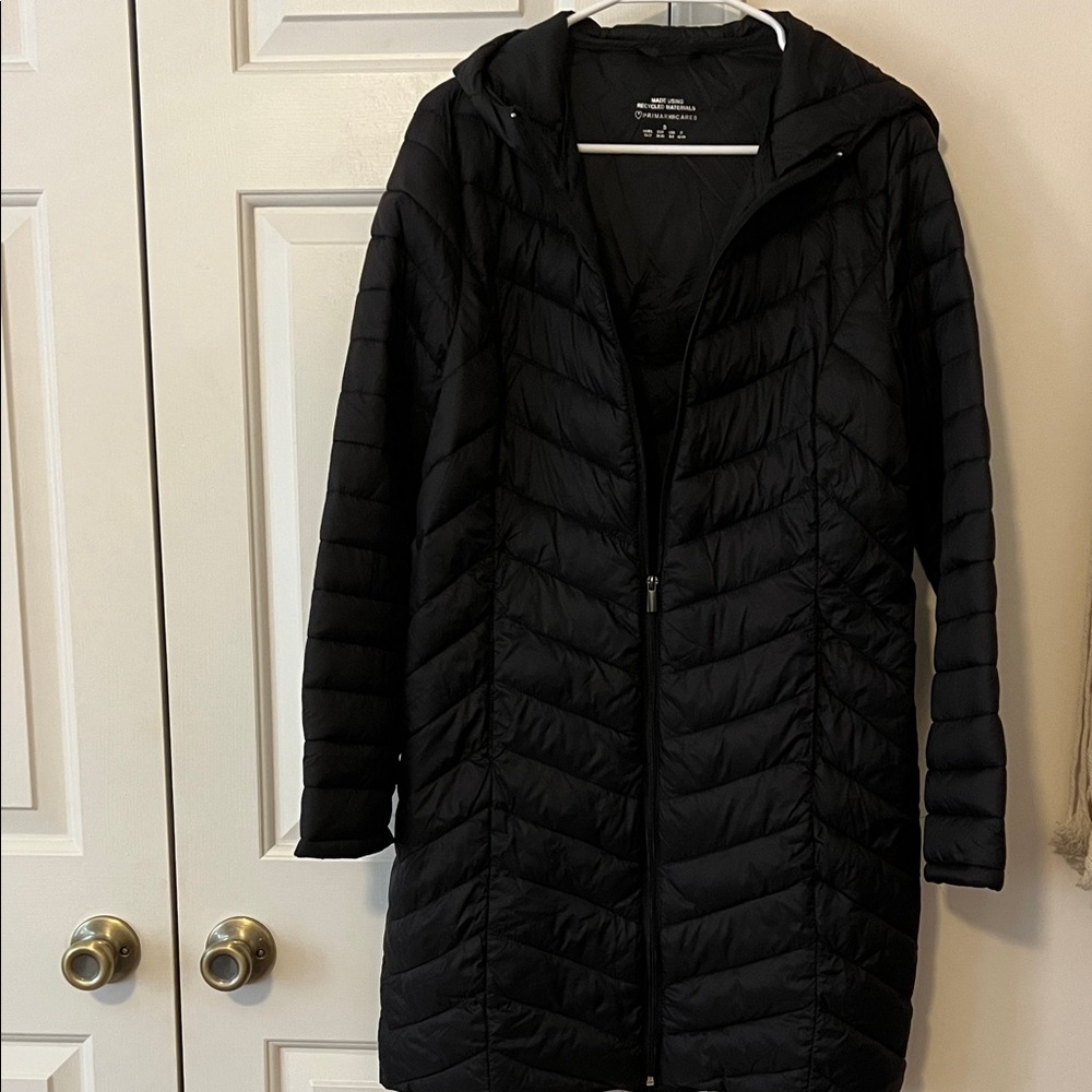 Primark long packable puffer size S